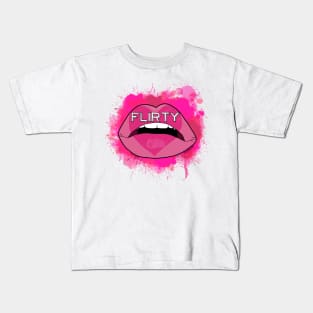 I am flirty. Kids T-Shirt